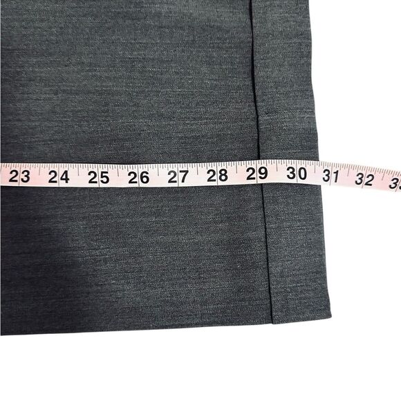 Brooks Brothers Gray Dress Pants Smooth Wool Cuffed Pleated Gray Mens 36 x 30.5 - Picture 7 of 15